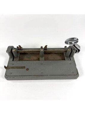 Vintage Wilson Jones Hummer 3 Hole 1/4" Punch Heavy Duty Model #314 USA